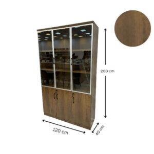 CWG2 3-Door Wooden Office Cabinet, 1200 × 400 × 2000 mm