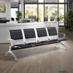 ACL41 4-Seater Leather Waiting Chair / Reception Bench