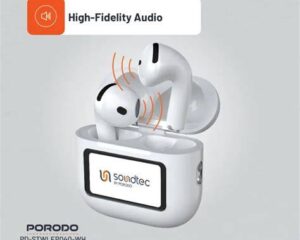 Porodo Soundtec ANC True Wireless Earbuds Pro III, White