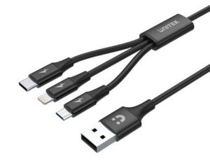 CABLE PHONE 3 IN 1 TYPE C, LIGHTNING, ANDROID