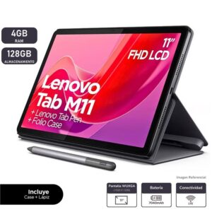 Lenovo Tab M11 TB330XU 4GB RAM 128GB 4G LTE with Tab Pen & Folio Case