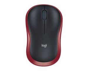 Logitech M185 Wireless Mouse - Red