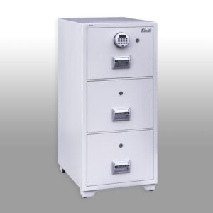 CR-DS300 3-DRAWER FIRE-RESISTANT VERTICAL FILE CABINET