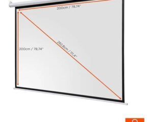ELECTRIC PROJECTOR SCREEN 200 × 200 CM