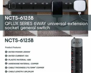 ALLONGE NCTS-6125B 5M (10A)