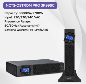 UPS NCTS QSTROM 3 KVA R/T