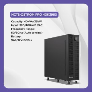 UPS NCTS QSTROM PRO 40 KVA